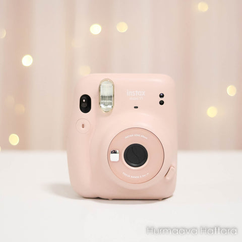 Instax Mini 11 -polaroidkamera, vaaleanpunainen