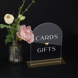 Cards & Gifts -kyltti kulta