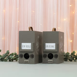 Puulaatikko viinipussille, lämmin vaaleanruskea