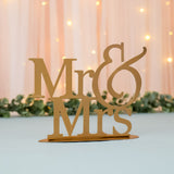 Mr & Mrs -kyltti, kultainen